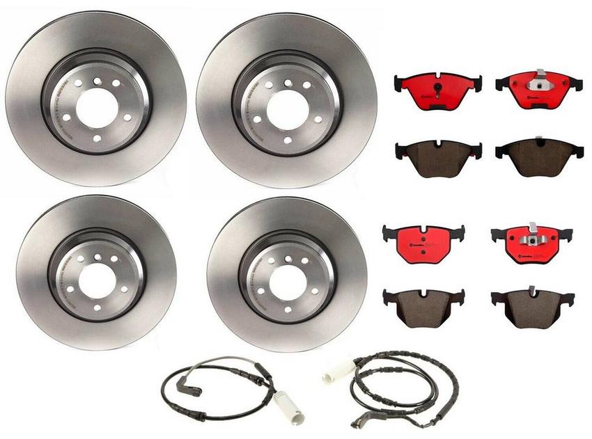 BMW Brembo Brake Kit - Pads &  Rotors Front and Rear (348mm/336mm) (Ceramic) 34356789445 - Brembo 1591562KIT